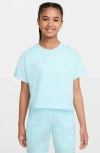 Nike Sportswear Essential Big Kids' (girls') T-shirt In Blue