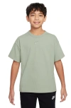 Nike Kids' Sportswear Cotton T-shirt In Jade Horizon