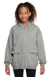 NIKE NIKE KIDS' SPORTSWEAR DRI-FIT GRAPHIC ZIP-UP HOODIE