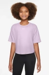 Nike Kids' Sportswear Dri-fit One T-shirt In Purple