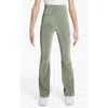 Nike Sportswear Big Kids' (girls') High-waisted Flared Ribbed Leggings In Green