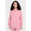 Nike Club Big Kid Girls Long Sleeve Fleece Active Hoodie In Pink