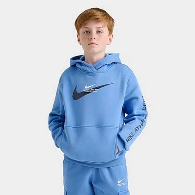 Nike Kids' Sportswear Fleece Pullover Hoodie In Beyond Blue