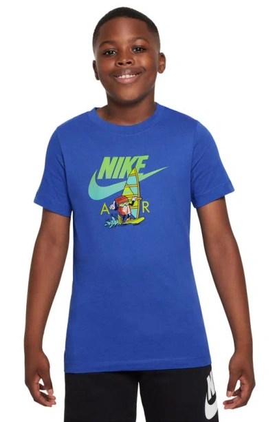 Nike Kids' Sportswear Graphic T-shirt In Game Royal