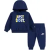 Nike Kids' Sportswear Hoodie & Joggers Set In Gold