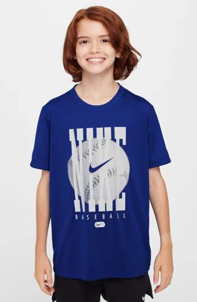 Nike Kids' Sportswear Legend Graphic T-shirt In Royal Blue