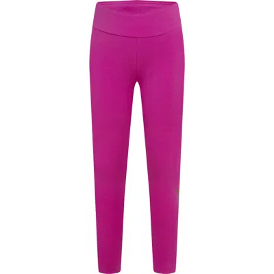 Nike Kids' Sportswear Shine Swoosh Leggings In Pink