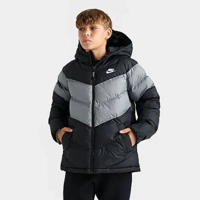 Nike Kids' Sportswear Synthetic Fill Hooded Puffer Jacket In Multi