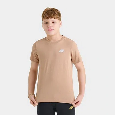 Nike Kids Sportswear T-shirt Size: Xl In Brown