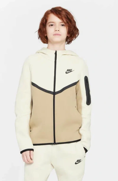 Nike Kids' Sportswear Tech Fleece Full Zip Jacket In Gray