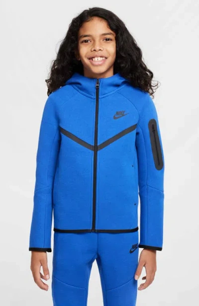 Nike Kids' Sportswear Tech Fleece Full Zip Jacket In Blue