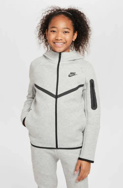 Nike Kids' Sportswear Tech Fleece Full Zip Jacket In Gray