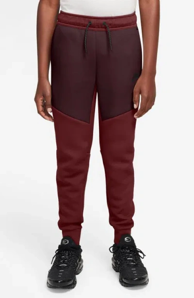 Nike Kids' Sportswear Tech Fleece Joggers In Brown