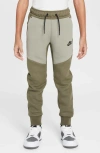 Nike Kids' Sportswear Tech Fleece Joggers In Medium Olive/army/black