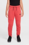 Nike Sportswear Tech Fleece Big Kids' Jogger Pants In Red/black