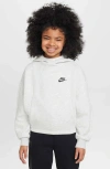 Nike Kids' Sportswear Tech Fleece Oversize Hoodie In White