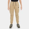 Nike Sportswear Tech Fleece Big Kids' Jogger Pants In Parachute Beige/parachute Beige/black/black