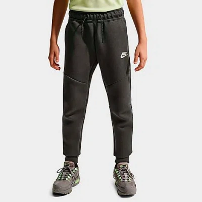 Nike Kids Sportswear Tech Fleece Reflective Jogger Pants Size: Medium In Brown