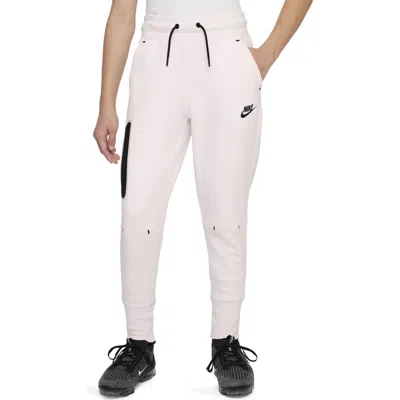Nike Kids' Sportswear Tech Fleece Sweatpants In Pearl Pink/black