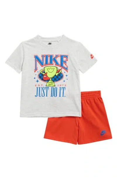 Nike Kids' Sportswear T-shirt & Shorts Set In Multi