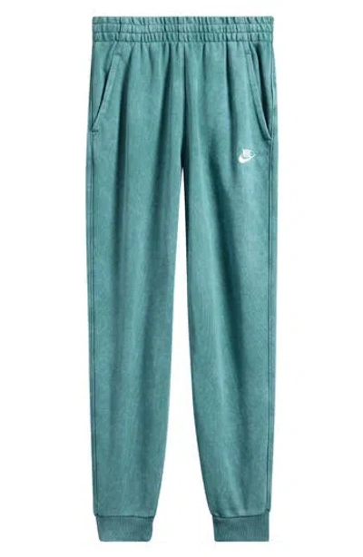 Nike Kids' Boys  Nsw Club Fleece Wide Leg Pant Lbr In Green