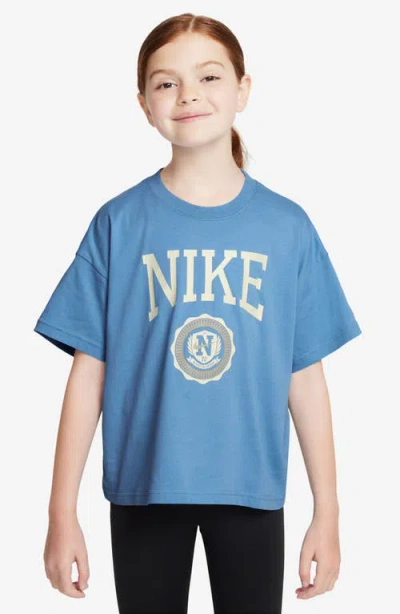 NIKE NIKE KIDS' STAR LOGO COTTON GRAPHIC T-SHIRT