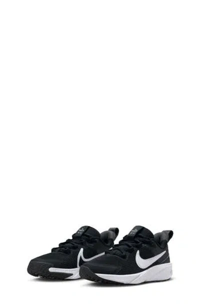 Nike Kids' Star Runner 4 Nn Gs Sneaker In Black