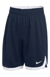 Nike Kids' Stock Practice Shorts In Navy/white/white