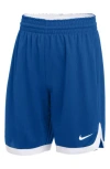 Nike Kids' Stock Practice Shorts In Royal/white/white