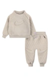 Nike Kids' Sweatshirt & Joggers Set In Neutral