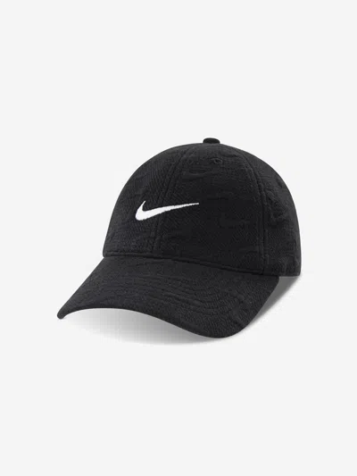 Nike Kids Swoosh Motion Club Cap In Black