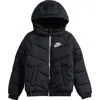 Nike Boys  Nsw Synthetic Fill Jacket In Black