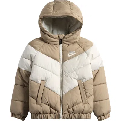 Nike Kids' Synthetic Fill Jacket In Brown