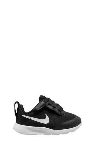 Nike Kids' Tanjun Ez Sneaker In Black/white/white