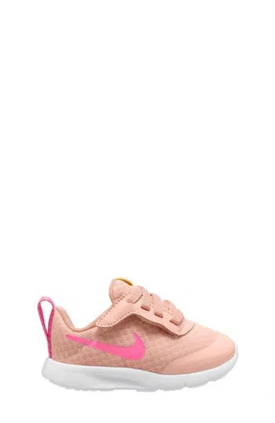 Nike Kids' Tanjun Ez Sneaker In Orange/pinksicle/gold
