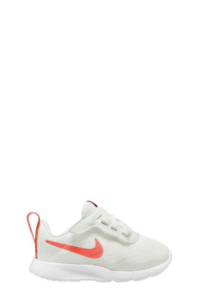 Nike Kids' Tanjun Ez Sneaker In White/ Orange/ Red/ White