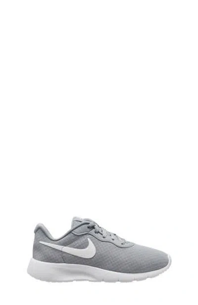 Nike Kids' Tanjun Ez Sneaker In Wolf Grey/white/white