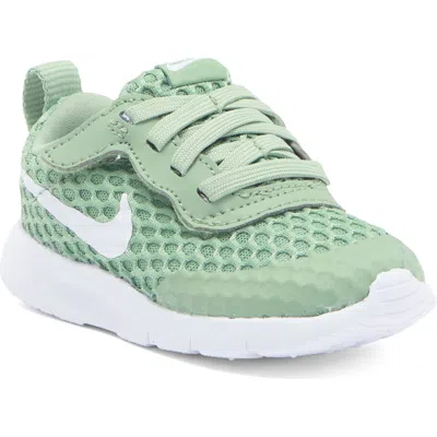 Nike Kids' Tanjun Sneaker In Steam/white/white