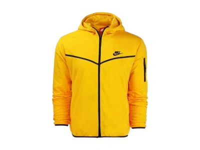 Pre-owned Nike Kids Tech Fleece Full Zip Hoodie & Joggers Set In Yellow