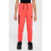 Nike Women's  Sportswear Tech Fleece Girls' Jogger Pants In Magic Ember/black/black