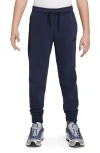 Nike Kids' Tech Fleece Joggers In Obsidian Heather/ Black