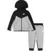 Nike Kids' Tech Fleece Zip Hoodie & Joggers Set In Gray