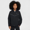 Nike Kids' Tech Woven Jacket In Black/black/black