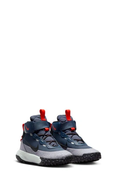 Nike Terrascout Sneaker Boot In Thunder Blue/black/grey