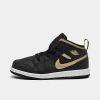 Nike Babies' Jordan Kids' Toddler Air Retro 1 Mid Casual Shoes In Multi