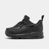 Nike Babies'  Kids' Toddler Air Max 90 Easyon Casual Shoes (4c-7c) In Black/black/black