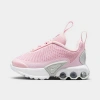 Nike Babies'  Kids' Toddler Air Max Dn Stretch Lace Casual Shoes In Pink Foam/metallic Silver/playful Pink/white