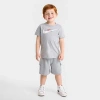 Nike Babies' Kids Toddler Athletic Department T-shirt And Cargo Shorts Set In Gray