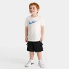 Nike Kids Toddler Athletic Department T-shirt And Cargo Shorts Set In White
