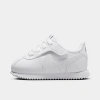 Nike Babies'  Kids' Toddler Cortez Easyon Casual Shoes (2c-c) In White/white/wolf Grey